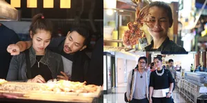 FOTO: Gracia Indri - Metha Temani Suami di Taiwan, Romantis Mesra