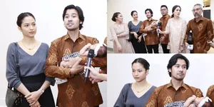 FOTO Hadiri Nikahan Baim Wong, Baby Surinala Tertidur Pulas