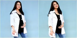 FOTO: Hamil Besar, Alice Norin Asik Liburan ke London & Amsterdam