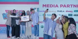 Foto Hebohnya Jang Hansol Main Bareng Bolo-Bolo di KLKF 2023 Surabaya, Hadiahnya Jutaan Loh!