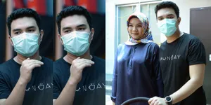FOTO: Istri Aldi Taher Setia Temani Suami Berjuang Hadapi Kanker