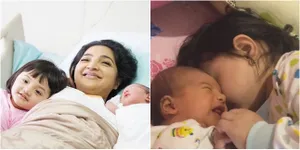 FOTO: Jadi Kakak, Tingkah Baby Arsy Pada Arsya Ini Bikin Gemas!