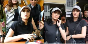 FOTO: Kedatangan Tyas Mirasih ke KPAI Soal Tudingan Culik Anak