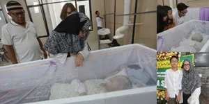 Foto: Keharuan Okie Agustina Lepas Kepergian Ibu karena Kanker