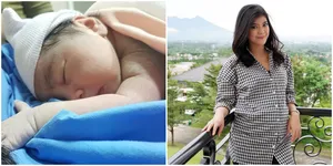 FOTO: Kelahiran Anak Pertama Raya Kohandi, Punya Alis Lucu!