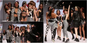 FOTO: Kelly Tandiono Pamerkan Outfit Nyentrik & Seksi di JFW 2017