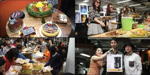 Foto Kemeriahan Suasana Ultah KapanLagi ke-11 di Kantor AXA