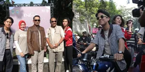 FOTO: Keseruan Hari Dilan, Sudut Film Dilan - Naik Bandros
