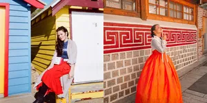 FOTO: Kompilasi Gaya Simpel Marsha Aruan Saat Liburan, Tiru Yuk!