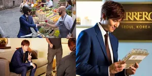 FOTO: Lee Min Ho Jalan-Jalan di Roma, Turis Ganteng Mampir Pasar