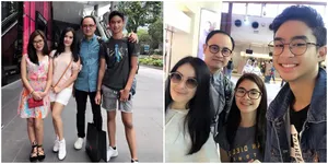 FOTO: Liburan Keluarga Iis Dahlia ke Singapura, Tonton Coldplay!