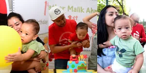FOTO: Lucu Abis, Ekspresi Rafathar Tiup Kue Ultah Ini Bikin Gemas