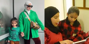 8 Potret Model Cantik Rezy Adisty yang Dekat dan Berbagi dengan Anak