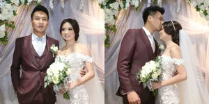 FOTO Manis! Resmi Menikah, Fendy Chou Kecup Mesra Stella Cornelia