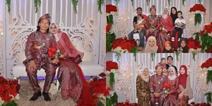 FOTO: Menikah, Pandangan Mata Pengantin Pria Ini Gagal Fokus