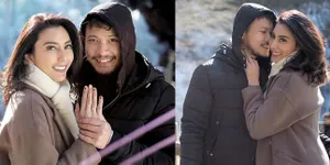 FOTO: Momen Sweet, Tyas Mirasih Dilamar Sang Kekasih di Jepang