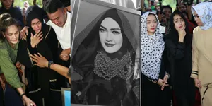 FOTO: Momen Terakhir, Deretan Sahabat Antar Kepergian Julia Perez