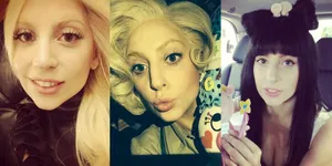 Foto Narsis Lady Gaga Yang Cantik dan Imut