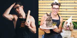 FOTO: Nekat Telanjang Dada Sambil Masak, Pria Ini Jadi Viral