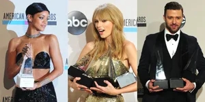Foto Para Pemenang Dari Ajang American Music Awards 2013