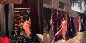 FOTO: Pasca Umrah, Alika Plesiran Jelajahi Dubai