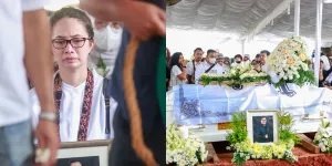 Foto Pemakaman Carlo Saba yang Berlangsung Penuh Haru, Adik-Adiknya Tak Kuasa Menahan Tangis