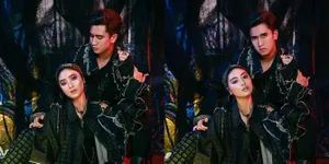 FOTO: Pemotretan Verrell Bramasta & Natasha Wilona, Serba Hitam!