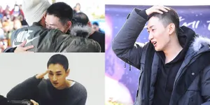FOTO: Penuh Air Mata, Momen Haru Eunhyuk SuJu Berangkat Wamil