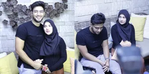 Foto Perdana Irish Bella & Ammar Zoni di Depan Pers, Mencoba Tegar Meski Cengeng