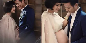 FOTO: Perjuangan Penuh Haru Putri Titian Lahirkan Anak Pertama