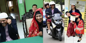 FOTO: Pernikahan Kocak, Ria Irawan Lepas Masa Janda