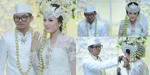 FOTO: Pernikahan Poppy Sovia, Bahagia Meski Ijab Kabul 2 Kali