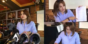 FOTO: Presscon Nikita Mirzani Bantah Terima Uang Rp 65 Juta