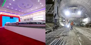Foto Progress Pembangunan Kereta Cepat Indonesia, Jakarta-Bandung Bisa Ditempuh Cuma 45 Menit Saja!
