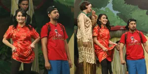 FOTO: Reaksi Ayu Ting Ting Semakin Sering Satu Frame Dengan Raffi