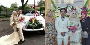 FOTO: Resepsi Pernikahan Sheila DA4 - Yuda Maulana, Penuh Bahagia