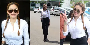 FOTO: Saling Bersiteru, Nikita Mirzani Doakan Jupe Cepat Sembuh