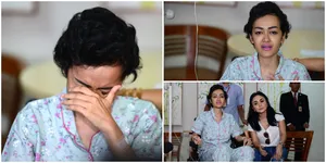 FOTO: Nangis, Julia Perez Cerita Kekesalannya Gagal Nyoblos