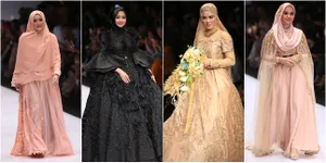FOTO: Sederet Seleb Berhijab Cantik Bak Princess di Atas Catwalk
