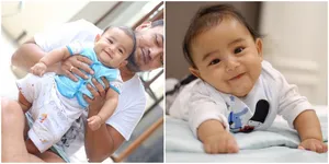 FOTO: Senyum Unyu Baby Bambang, Anak Bebi Romeo - Meisya Siregar
