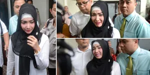 FOTO: Simpan Tanah Pusara & Bunga Ibunya, Ini Alasan Roro Fitria