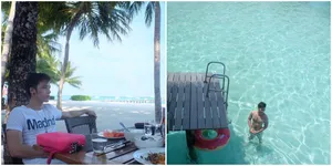 FOTO: Stefan William - Celine Liburan Eksotis ke Maldives!