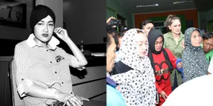 FOTO: Suasana Haru Pengantaran Jenazah Julia Perez ke Rumah Duka