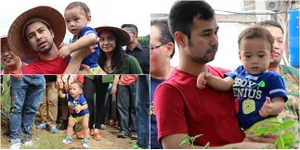 FOTO: Super Cute! Baby Rafathar Ikut Raffi - Gigi Berburu Kentang