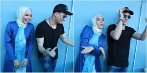 FOTO Teman Beda Agama, Dewi Sandra & Bertrand Antolin Akrab Gokil