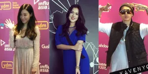 Foto Tiffany - Raisa Saat Parade Red Carpet 'Influence Asia 2015'
