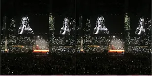 FOTO: Tulus & Raisa Nonton Konser Adele Bersamaan di Melbourne