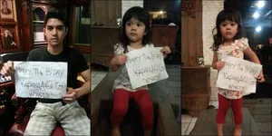 Foto Ucapan Ultah Untuk KapanLagi Paling Cute Dari Safeea dan Al