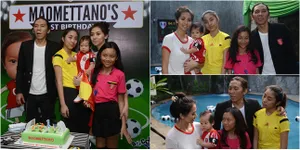 FOTO: Ulang Tahun Anak Bimbim Slank, Keren Serba Sepak Bola!