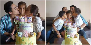 FOTO: Ultah Putri Bungsu Donna Agnesia - Darius, Banjir Kecupan!